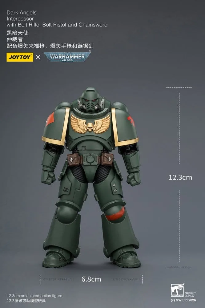Warhammer 40,000 Action Figure – Dark Angels Intercessor 12.3 cm 10