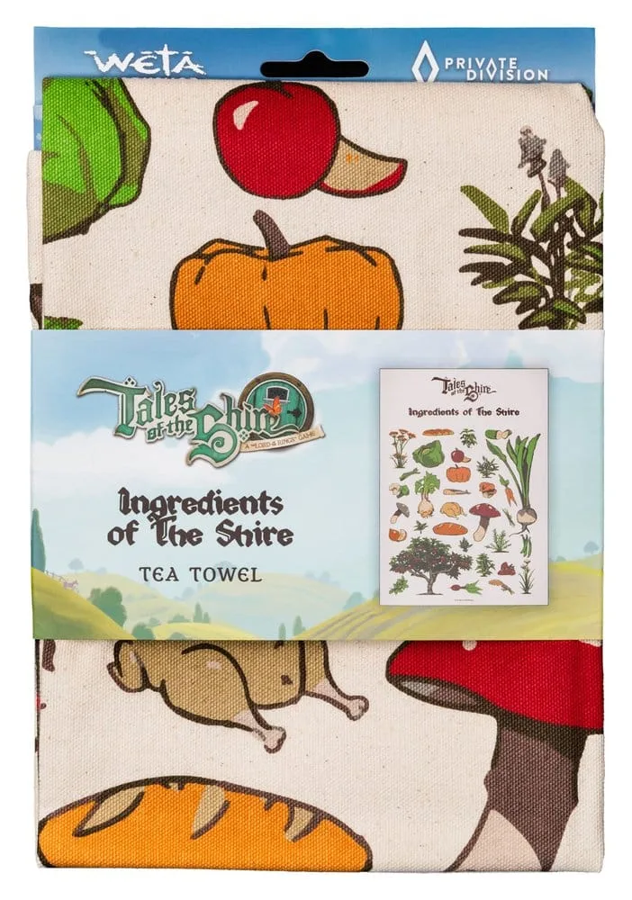Lord of the Rings Tea Towel – Ingredients of the Shire 69 cm 2