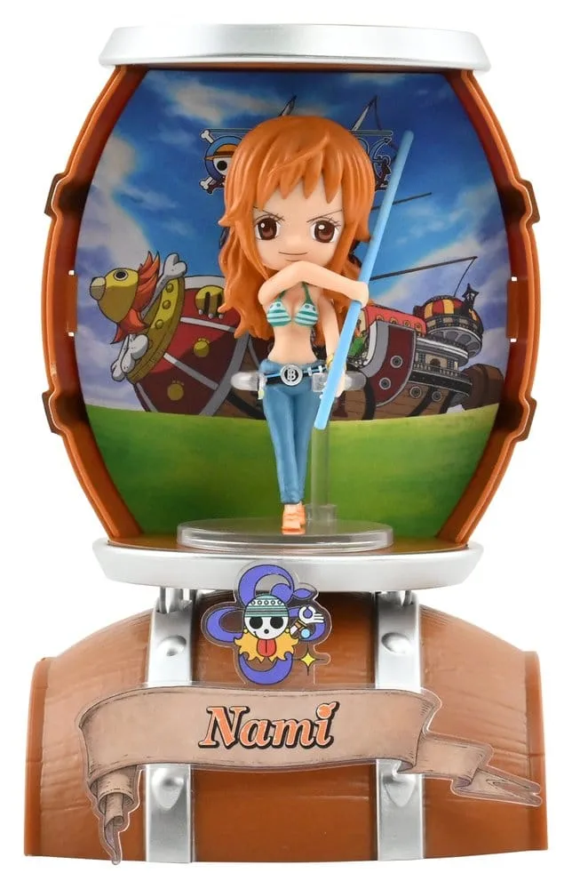 One Piece Mini Figures – Barrel Capsule 6-Box Display 9 cm 6