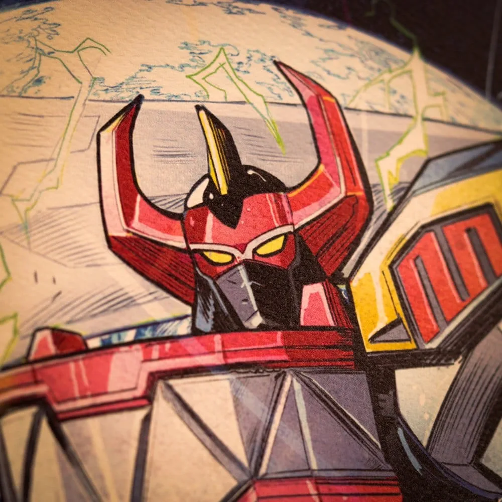 Power Rangers Kunstdruk – Genummerde Oplage 42 x 30 cm 6