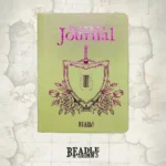 Player’s Journal Notebook – Sage Green Shield A5 1