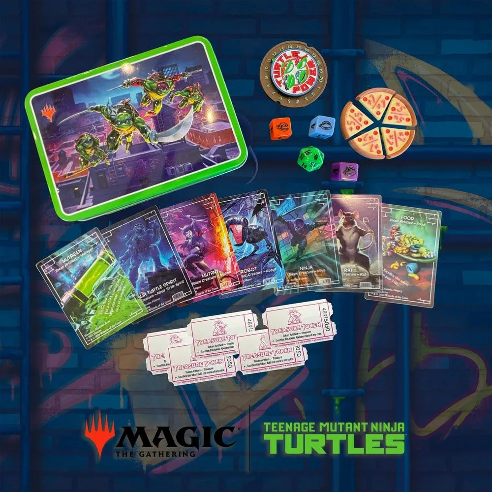 Magic the Gathering Dice and Token Pack – Ninja Turtles 3