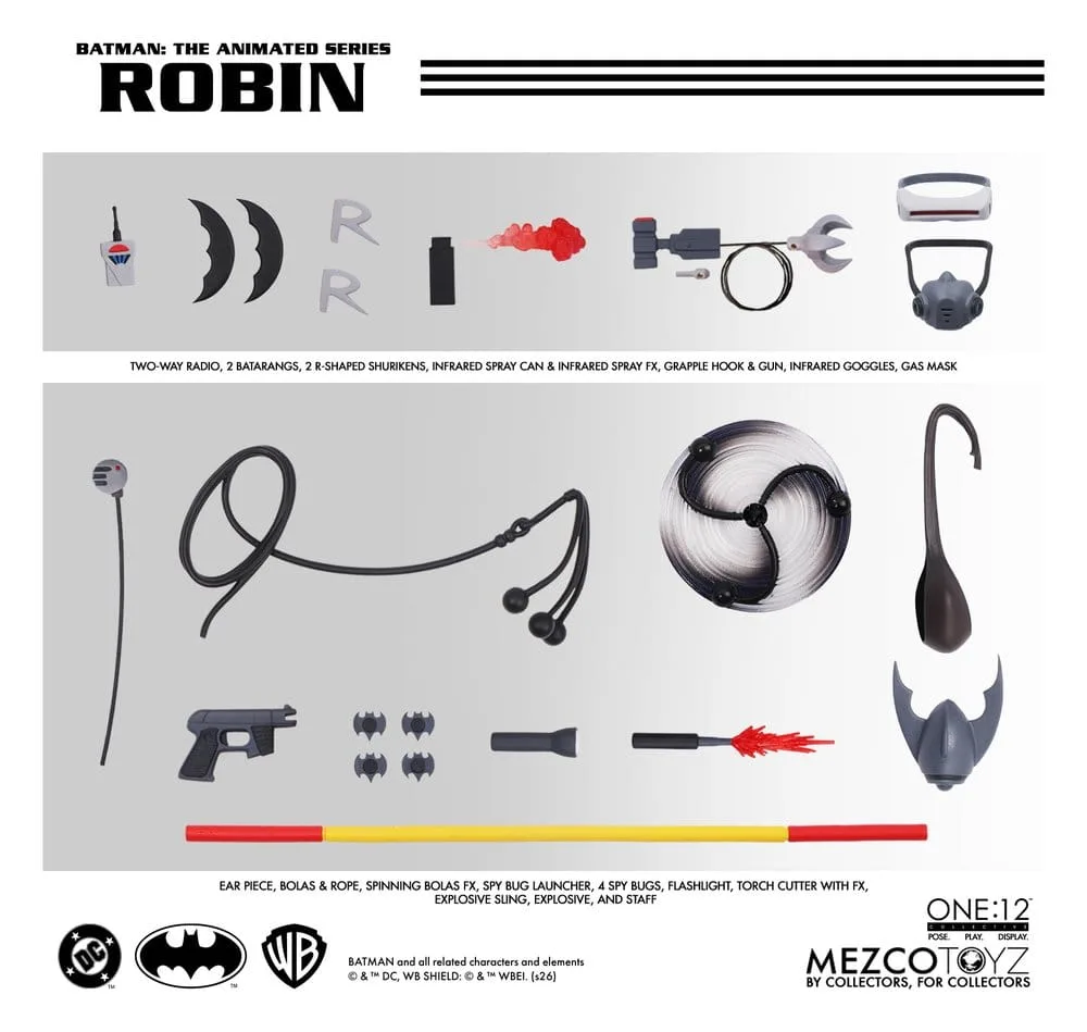 Batman The Animated Series Action Figure – Robin 1/12 Scale 17 cm 16