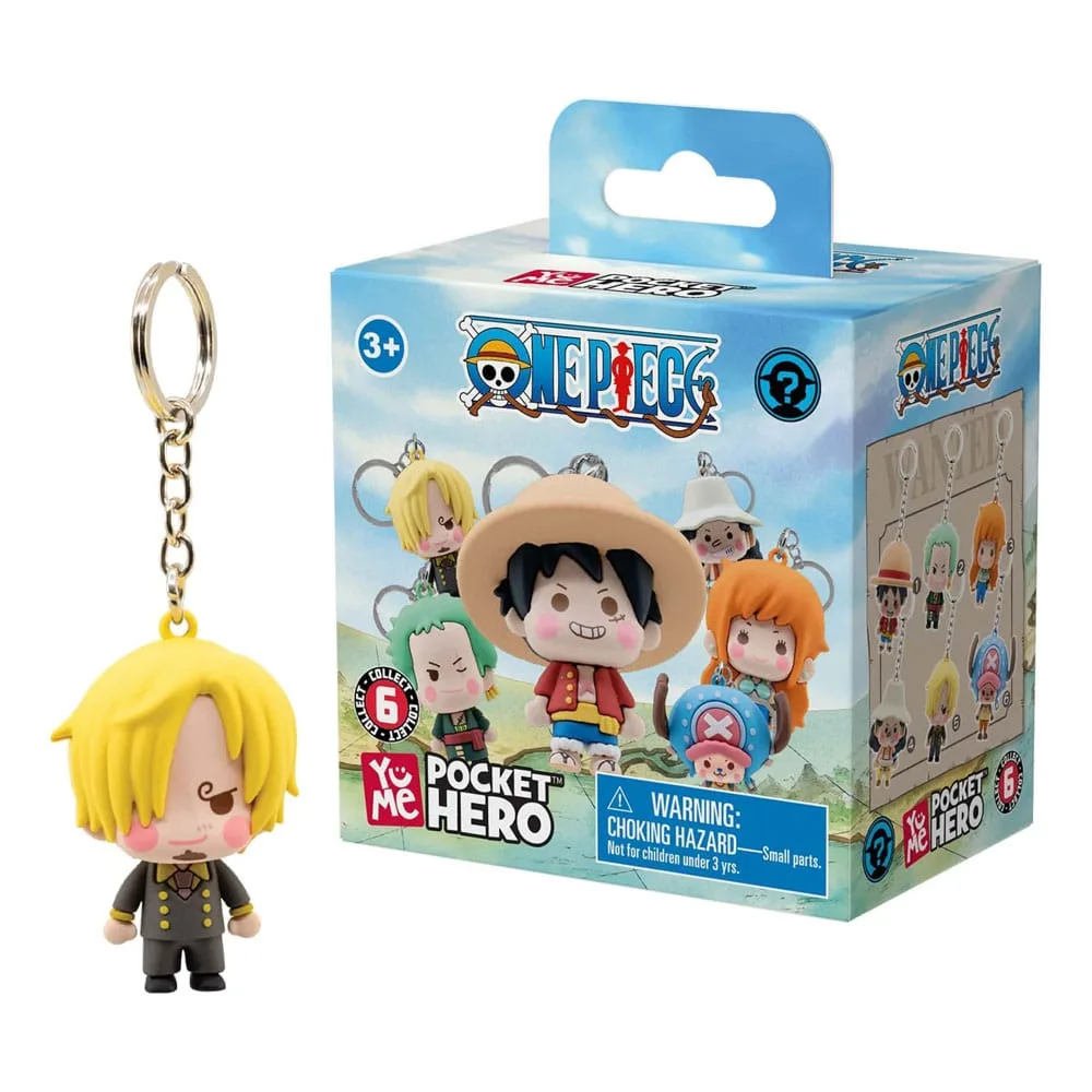 One Piece Keychain Display – Pocket Hero Series 2 12 Pack 6–7 cm 15