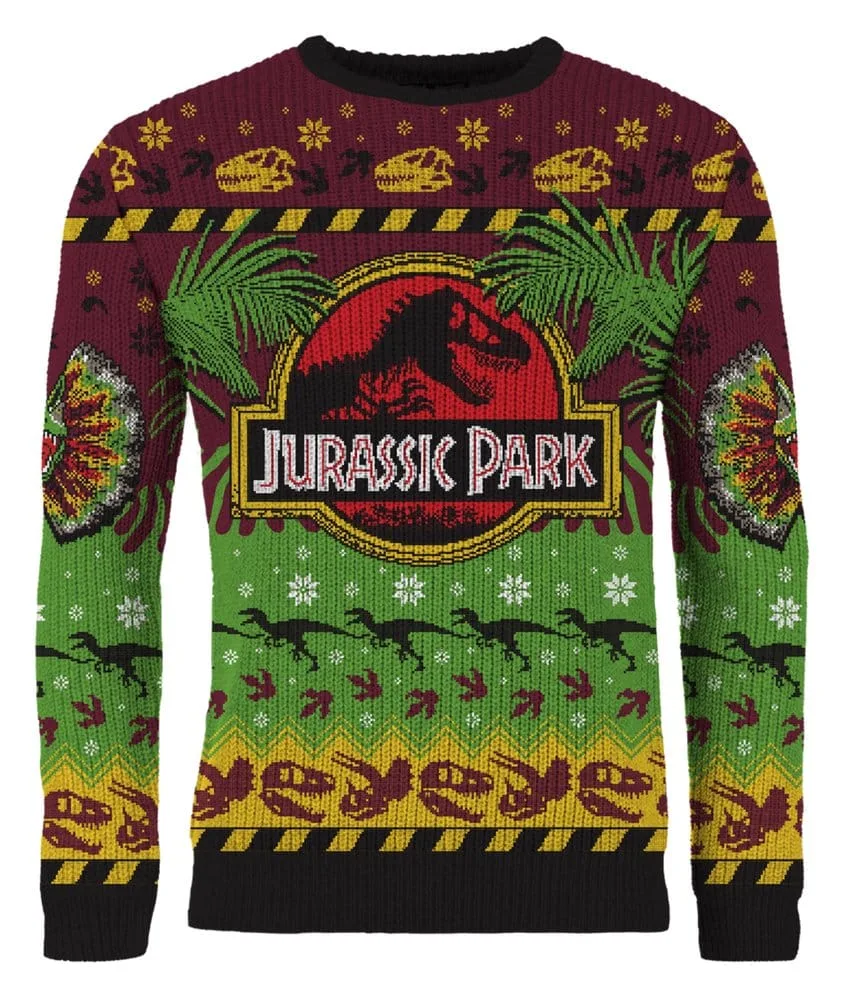 Jurassic Park Christmas Sweater – Happy Rexmas