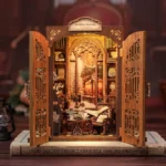Book Nook Model Kit – CuteBee Bookshop Memories 17 x 10 cm 4