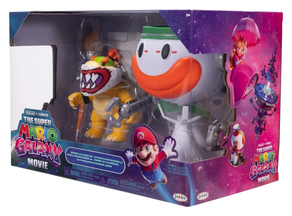Super Mario Galaxy Movie Figure – Bowser Jr. with Clown Car 13 cm 7