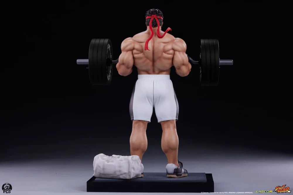 Street Fighter Statue – Ryu Battle Edition Powerlifting 53 cm 8