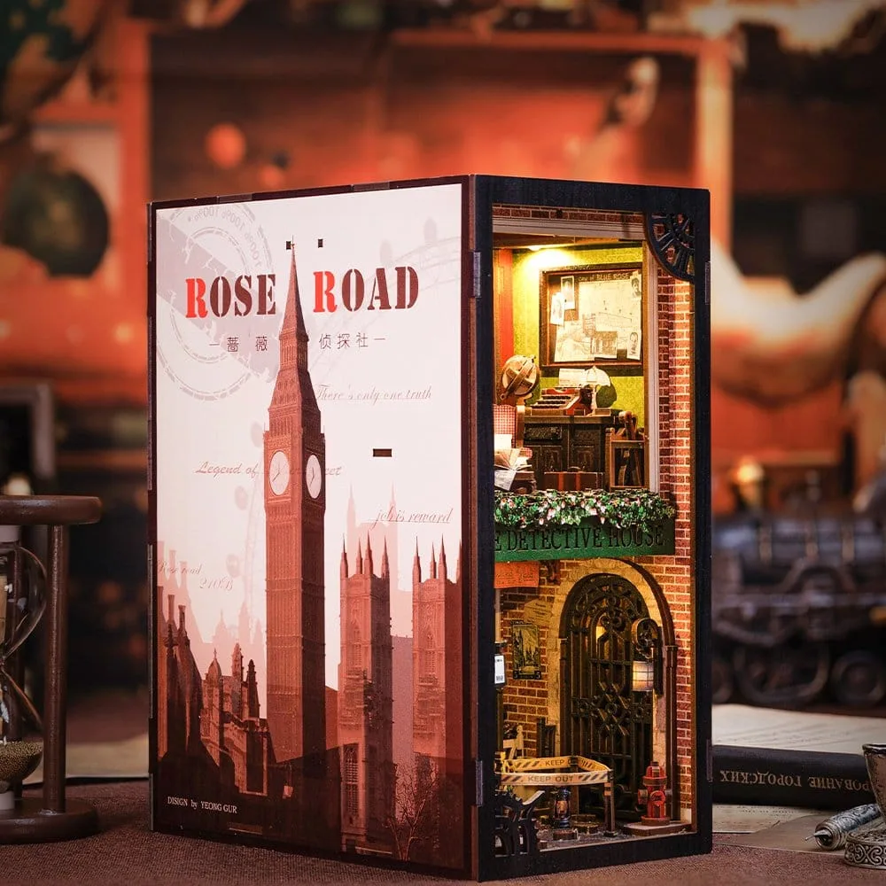 Rose Detective Agency Book Nook – CuteBee Bouwpakket 23 x 11 cm 17