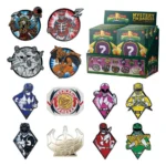 Power Rangers Pin-Display – 12 Überraschungsboxen ca. 5 × 3 cm 12
