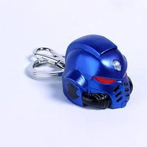 Warhammer 40K Keychain – Ultramarine Primaris Helmet 5 cm