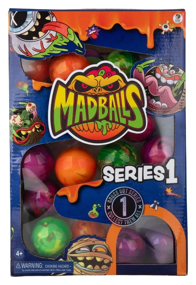 Mad Balls Bouncy Balls – 40-Capsule Display