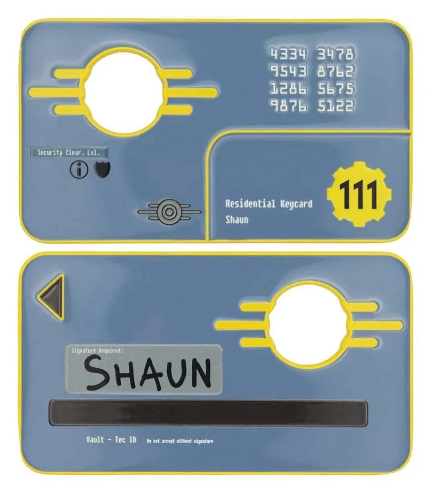 Fallout Keycard Replica – Vault 111 Limited Edition 11 cm