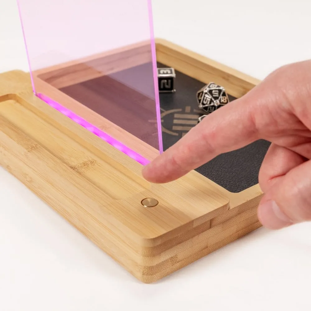 Enhance Tabletop LED Writing Board and Dice Tray – Clear 2