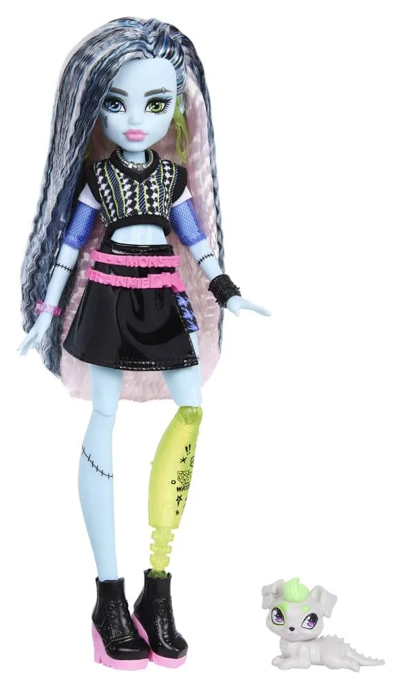 Monster High Doll – Frankie Stein with Watzie and Accessories 4