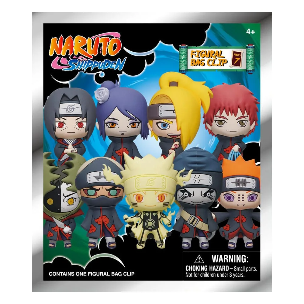 Naruto Foam Bag Clips – Series 7 Blind Bag Display 24 Pack 2