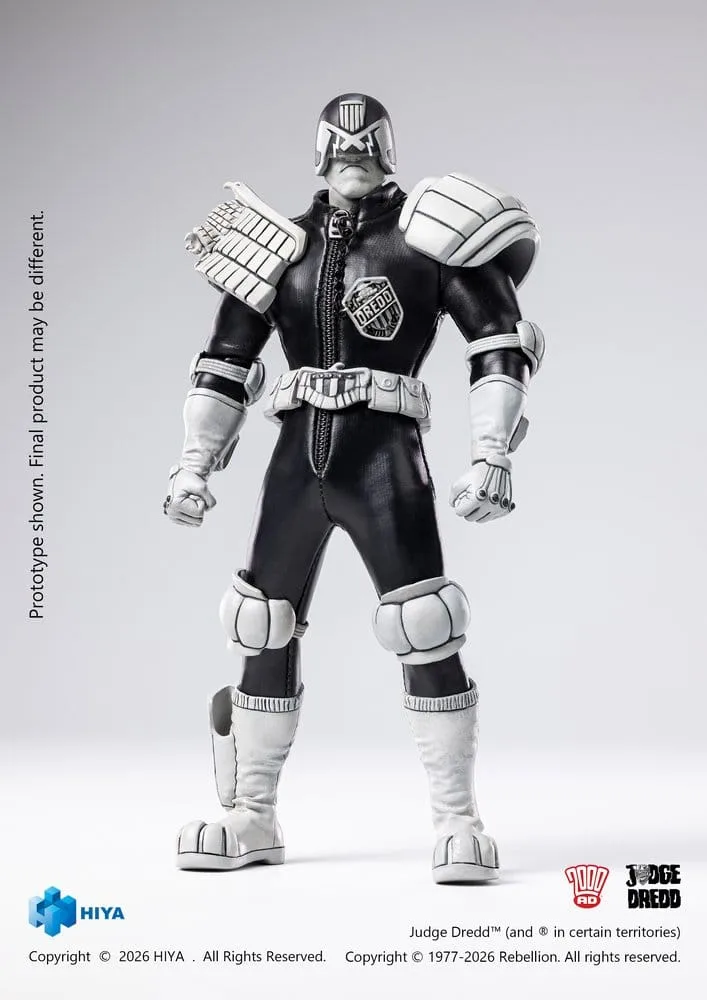 Judge Dredd Action Figure – Black and White 15.7 cm 3
