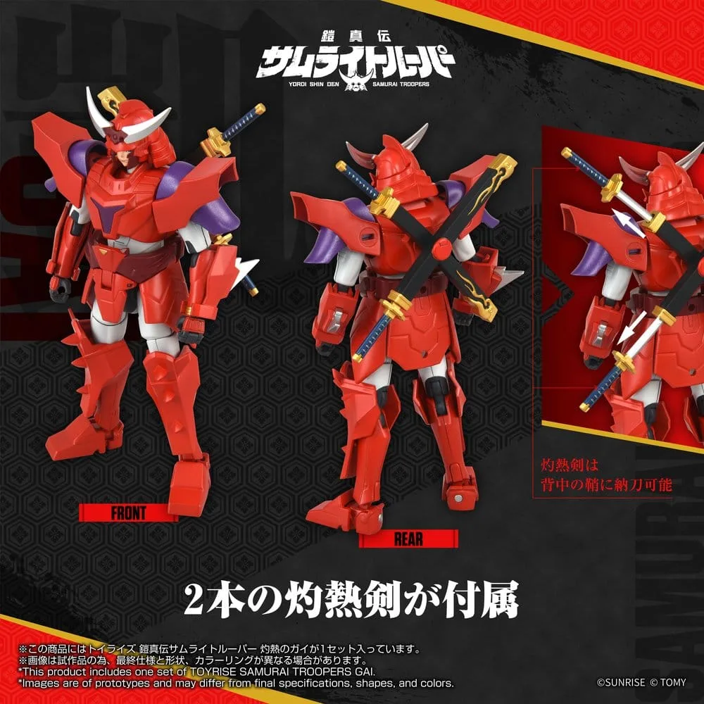 Samurai Troopers Action Figure – Toyrise Gai of the Heat 15 cm 6