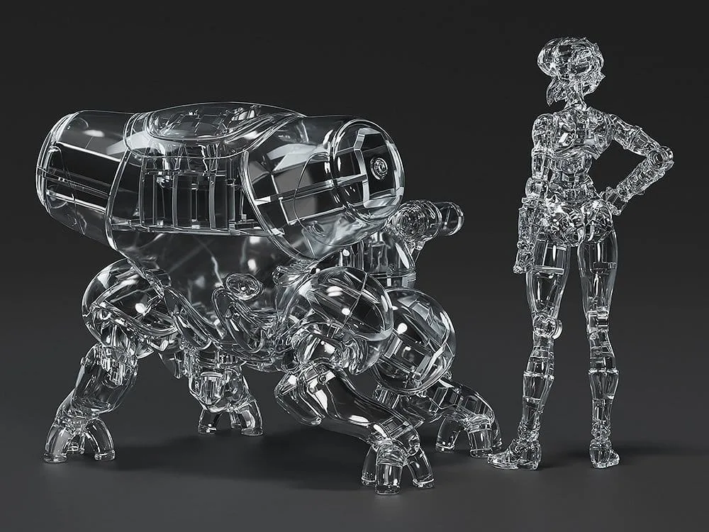 Ghost in the Shell Model Kit – Motoko with Fuchikoma 8 cm 3