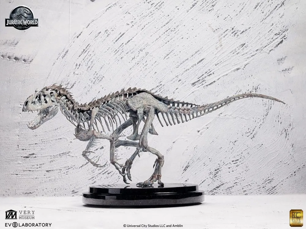 Jurassic World Statue – Indominus Rex Skeleton Bronze 24 cm 9
