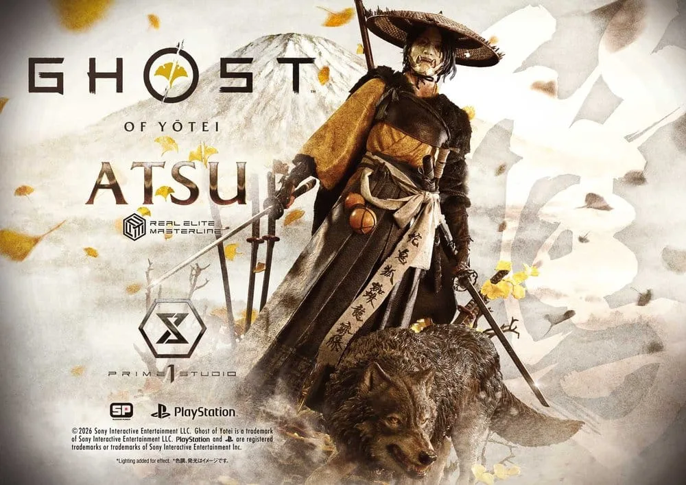 Ghost of Yotei Statue – Real Elite Masterline Atsu 59 cm 2