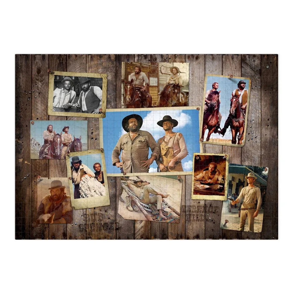Bud Spencer & Terence Hill Puzzle – Western Photo Wall 1000 Pieces