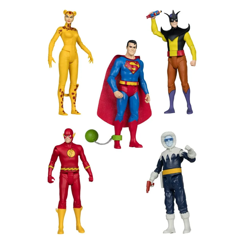 DC Retro Action Figures – Super Friends Wave 13 Set of 6 15 cm
