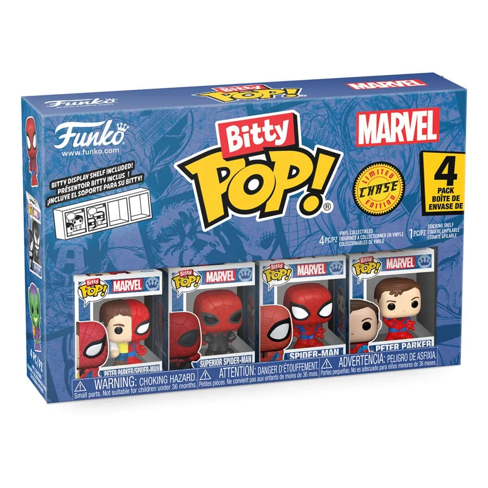 Spider-Man Mini Figures – Bitty POP Series 4 Four-Pack 2 cm 10