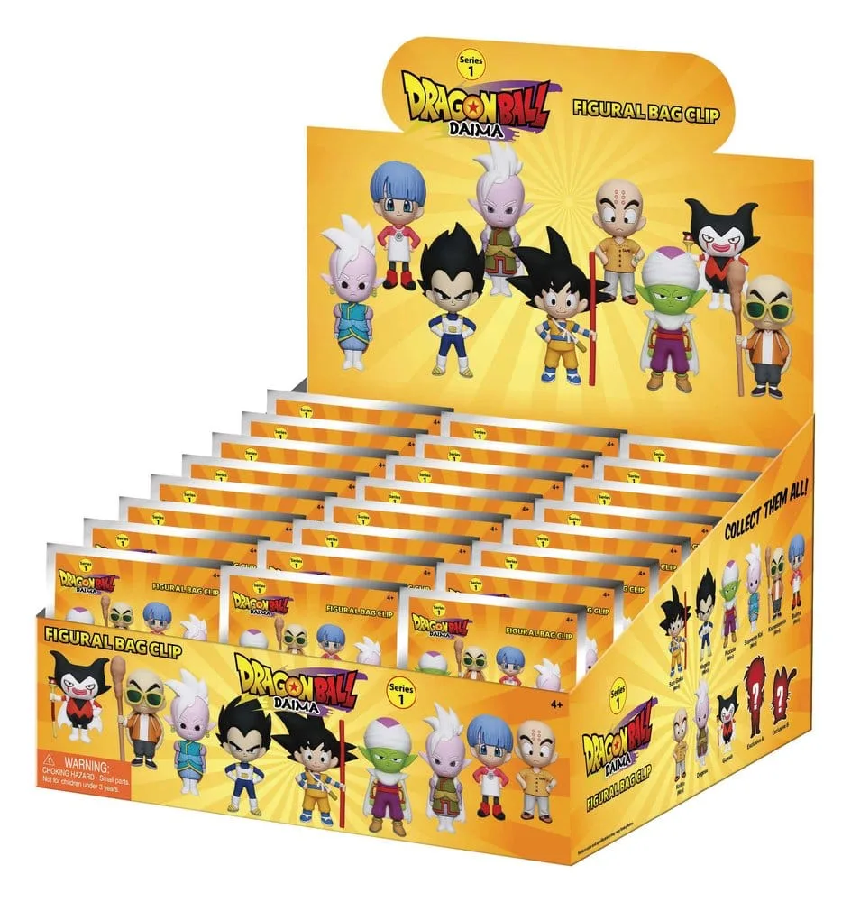 Dragon Ball Daima Bag Clips – Series 1 Blind Bag Display of 24 2
