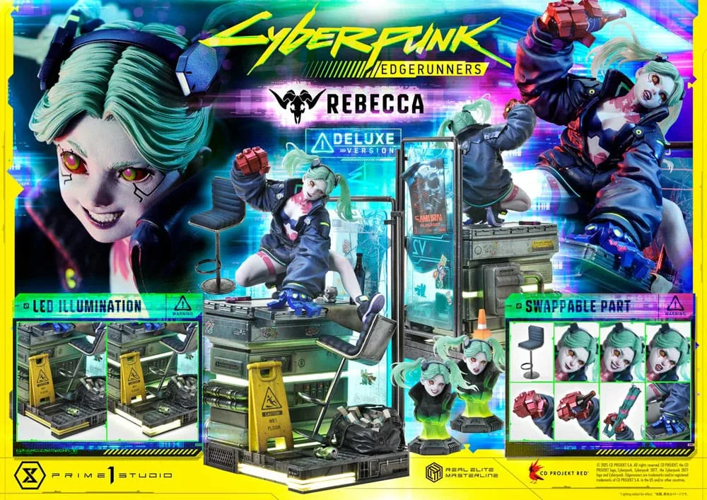 Cyberpunk Edgerunners Statue – Rebecca Deluxe 1/4 54 cm 9