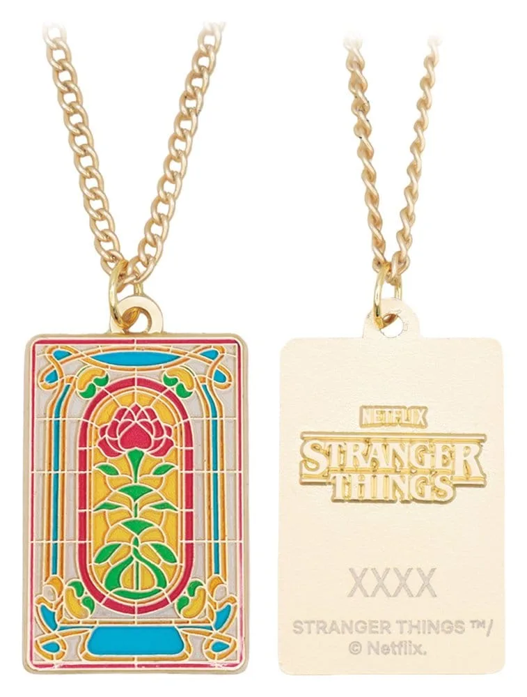 Stranger Things Necklace – Creel House Window 3 x 2 cm 5