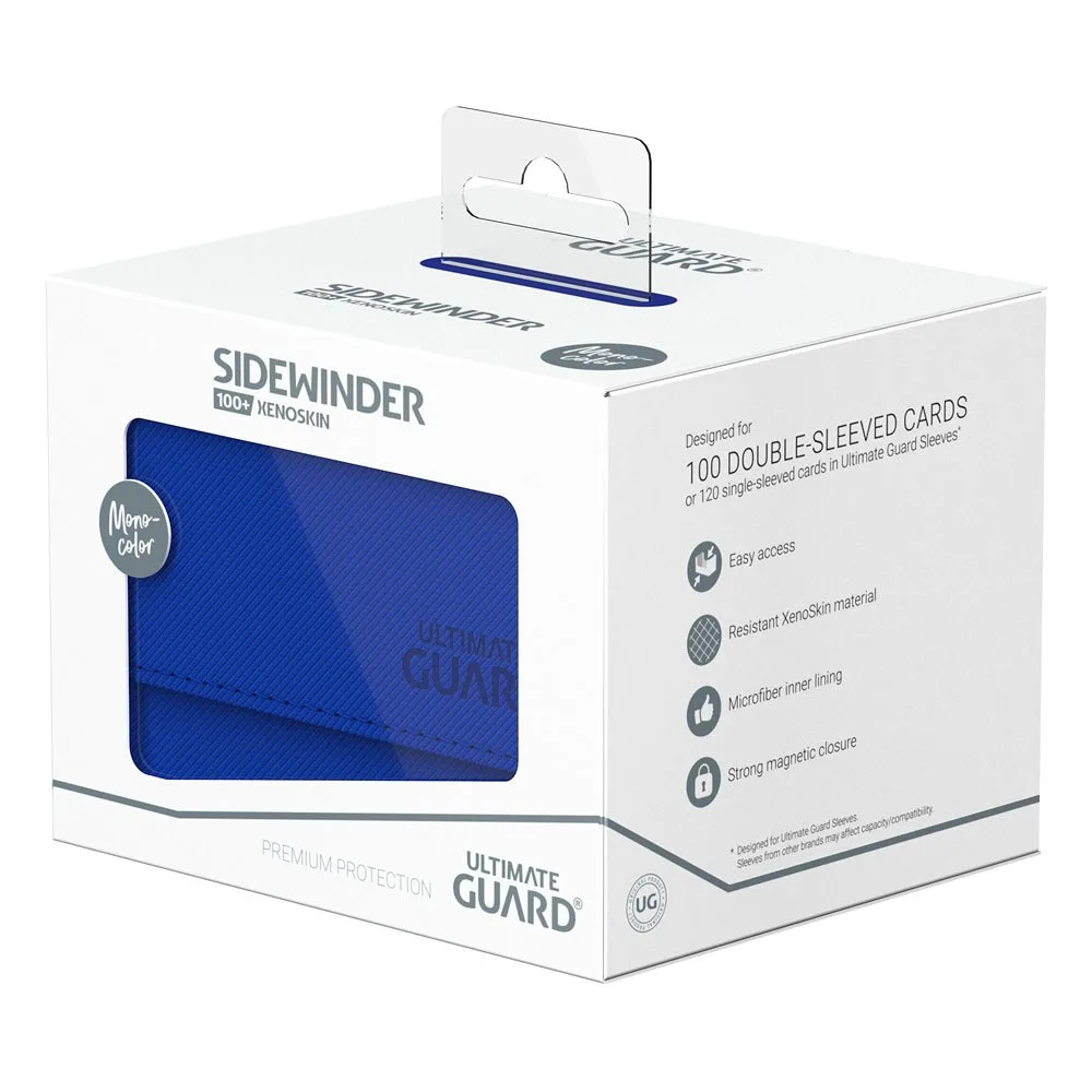 Ultimate Guard Deck Box – Sidewinder 100+ Xenoskin Blue 7