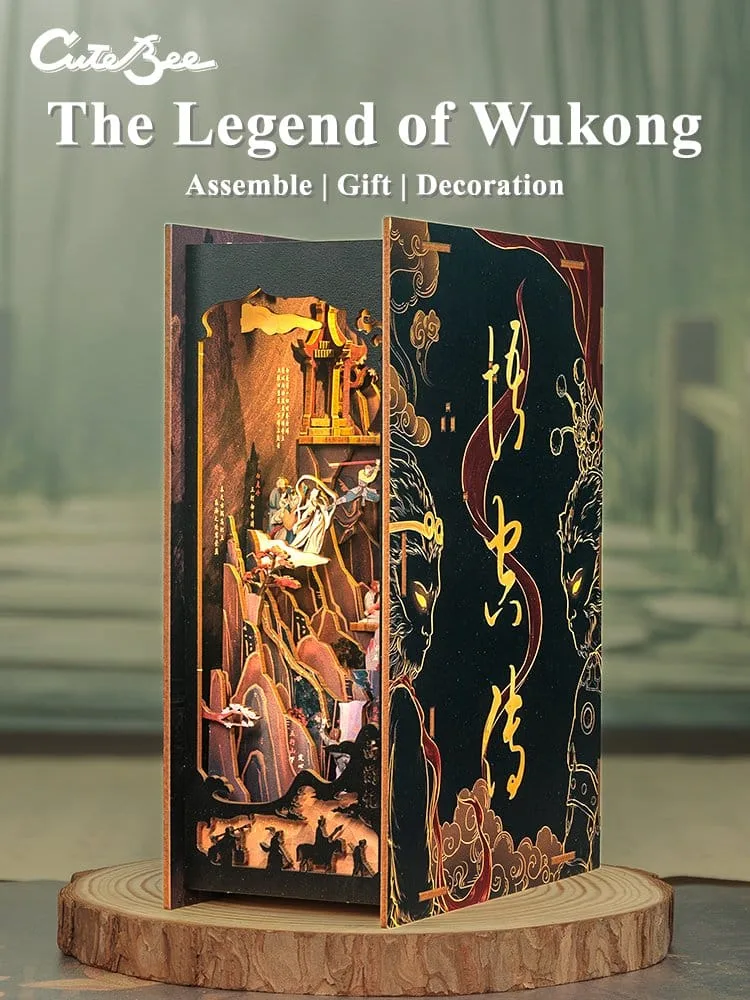 The Legend of Wukong Book Nook – Houten bouwpakket 22 x 8 cm 9