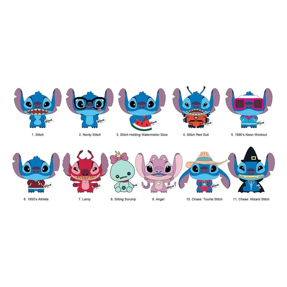 Lilo & Stitch Plush Bag Clips – Stitch 24 Blind Bag Display