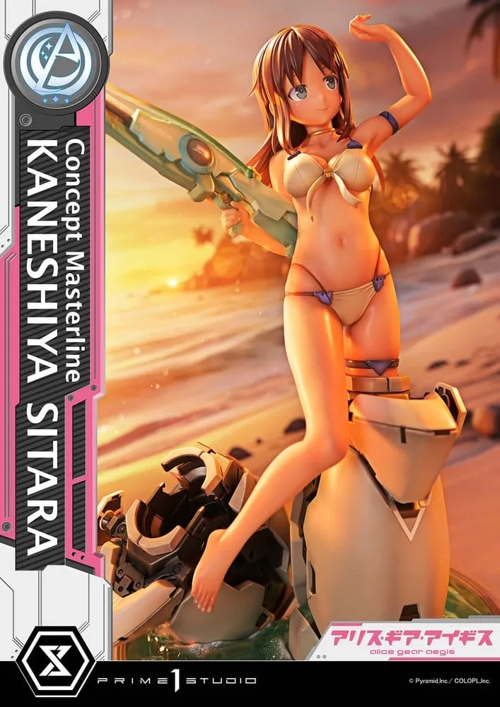Alice Gear Aegis Statue – Sitara Kaneshiya Swimsuit 1:5 35 cm 5