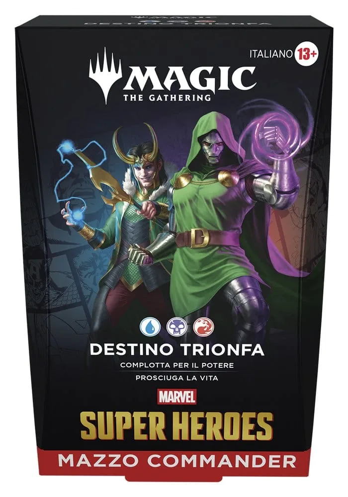 Magic the Gathering Marvel Commander Decks – Italian Case of 4 12