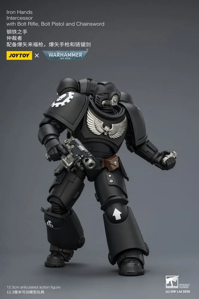 Warhammer 40,000 Action Figure – Iron Hands Intercessor 12.3 cm 16
