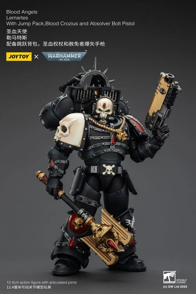 Warhammer 40,000 Action Figure – Blood Angels Lemartes 12.4 cm 4