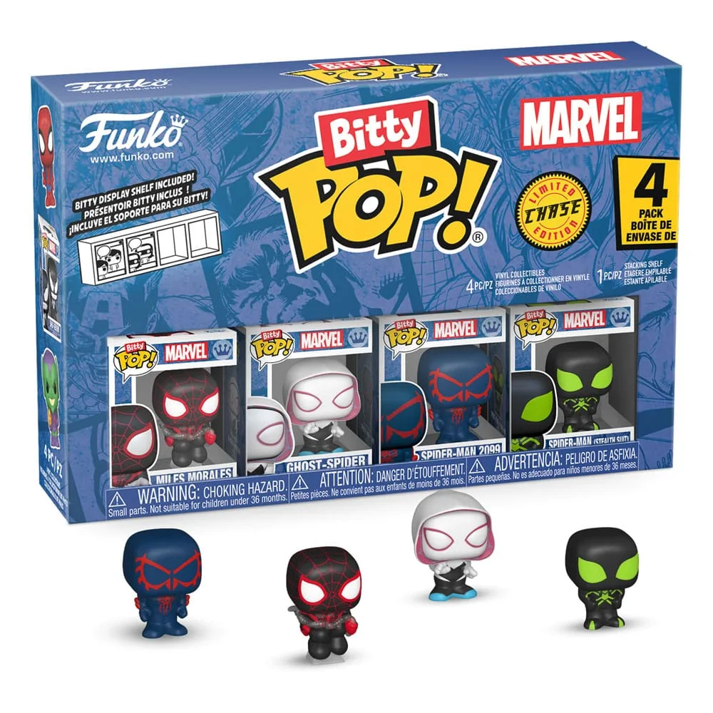 Spider-Man Vinyl Figures – Bitty POP Series 2 4-Pack 2 cm