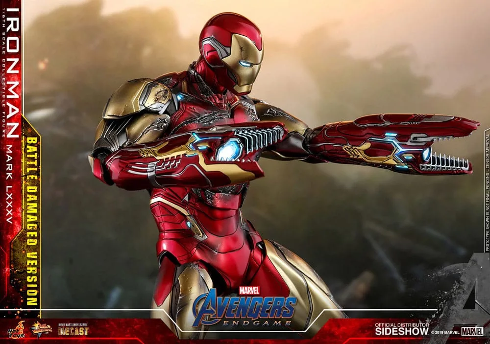 Avengers Endgame Figure – Iron Man LXXXV Battle Damaged 32 cm 15