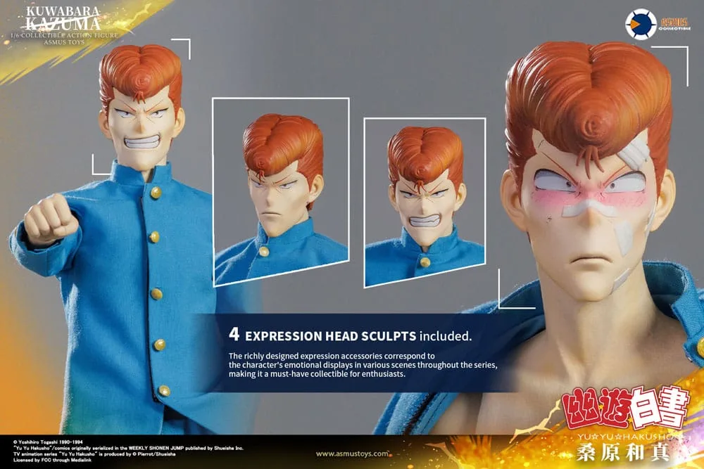 Yu Yu Hakusho Action Figure – Kazuma Kuwabara 1/6 Scale 30 cm 15