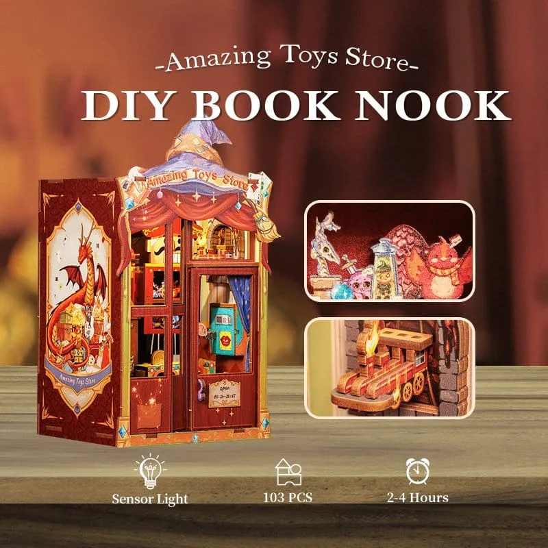 Speelgoedwinkel Book Nook – CuteBee Amazing Toy Store 17 x 12 cm 7