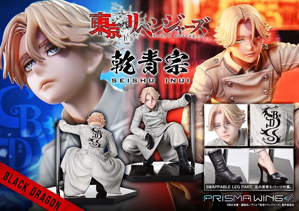 Tokyo Revengers Statue – Prisma Wing Seishu Inui 1/7 14 cm 2
