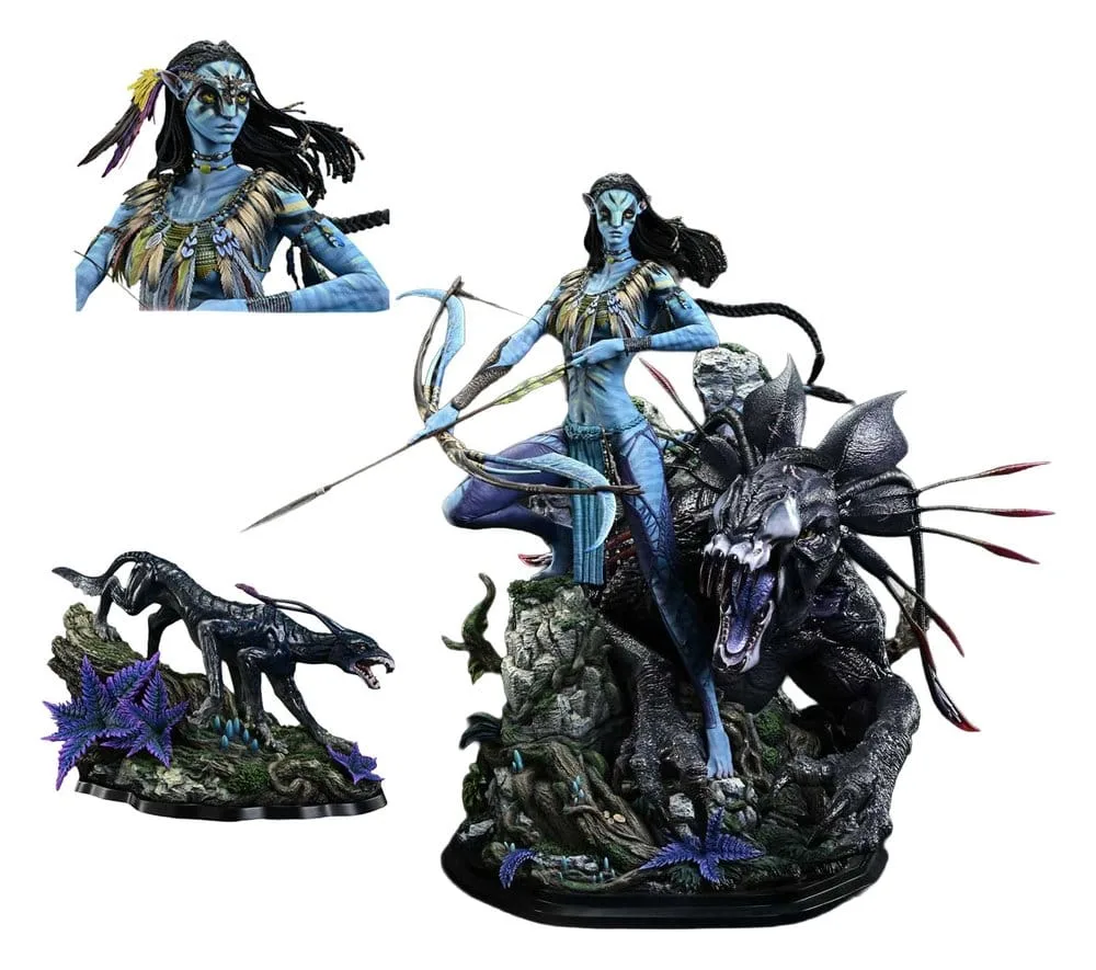 Avatar Statue – Neytiri & Thanator Deluxe Bonus 1/4 Scale 75 cm