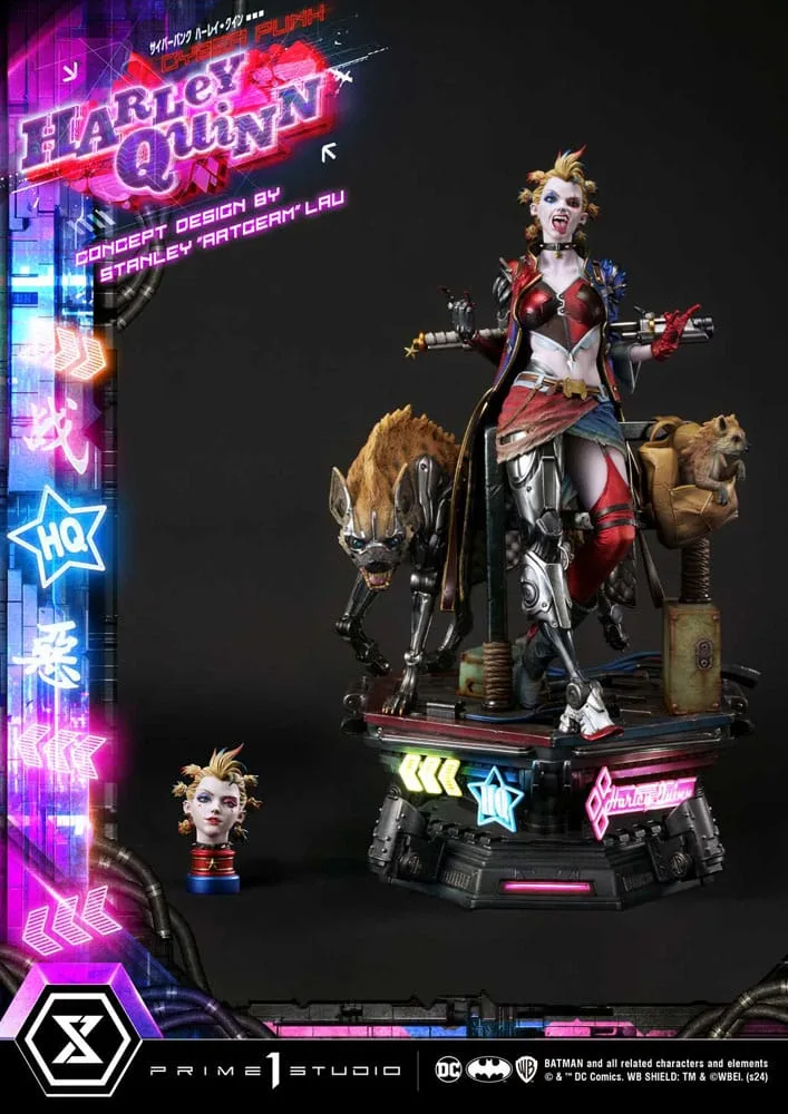 Batman Statue – Cyberpunk Harley Quinn Deluxe Bonus 60 cm 14