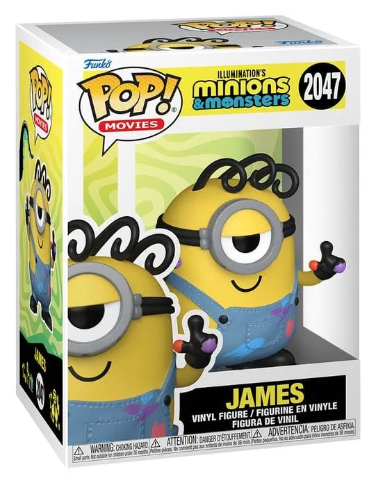 Minions 3 Vinyl Figure – Funko Pop Rocks James 9 cm 2