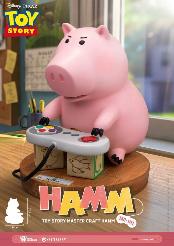 Toy Story Statue – Master Craft Hamm 28 cm 4