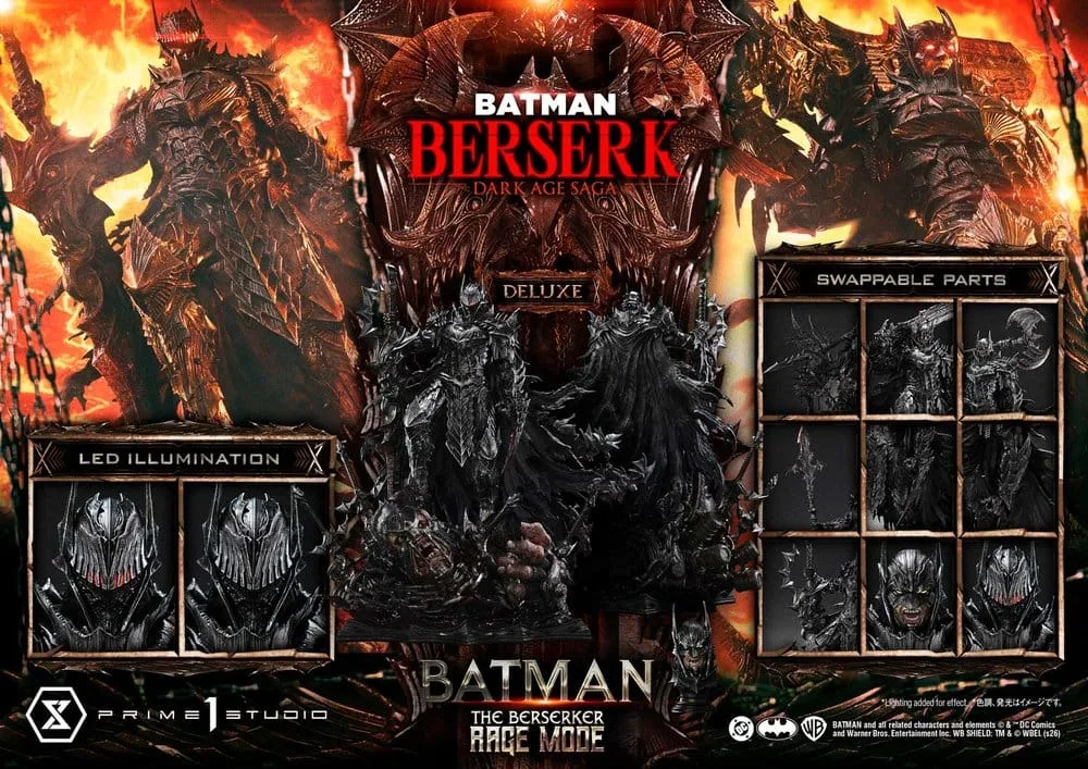 DC Comics Statue – Batman Berserker Rage Mode Deluxe 1/4 93 cm 3