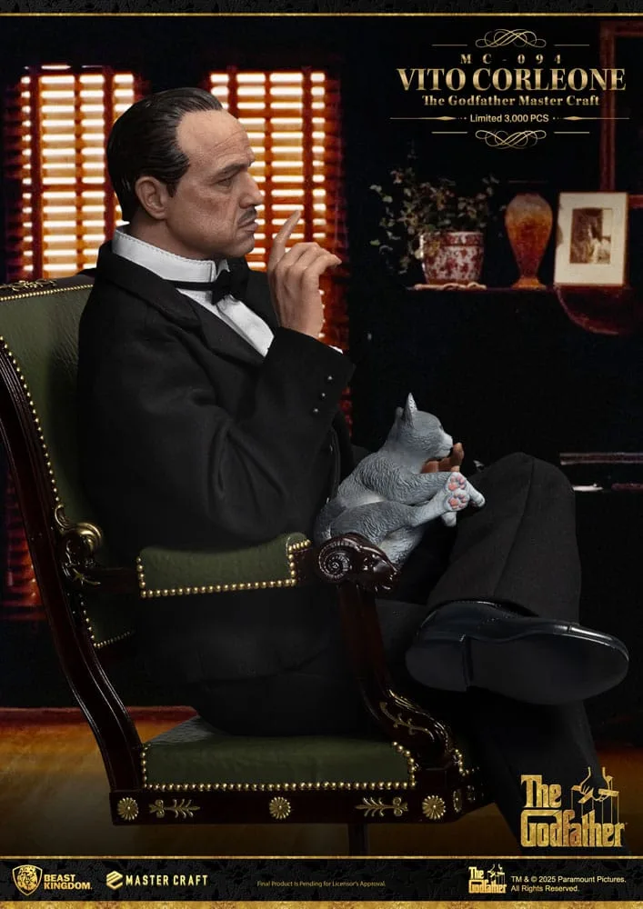 The Godfather Statue – Vito Corleone Master Craft 31 cm 4