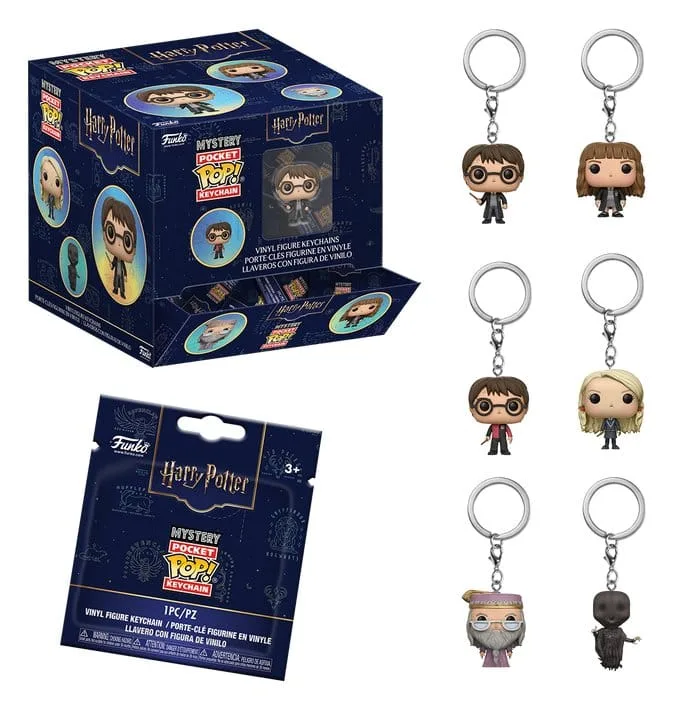 Harry Potter Pop Keychains – Display of 12 4 cm